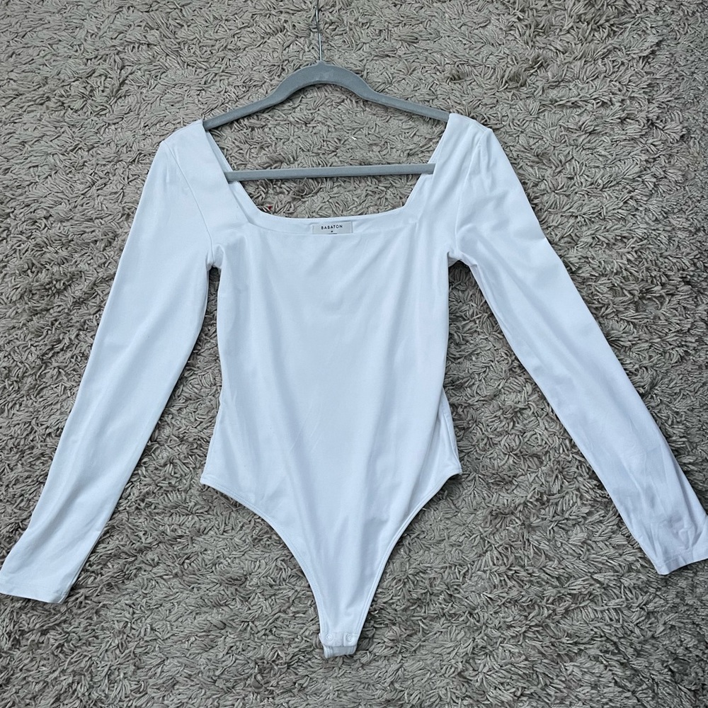 SOLD Babaton Square Neck Long Sleeve Bodysuit Size medium